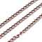 Iron Twisted Chains Curb Chains, Unwelded, Red Copper, 5.5x3.5x1mm, about 164.04 Feet(50m)/roll