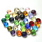 K9 Glass, Imitation Austrian Crystal Beads, Grade AAA, Faceted, Rondelle, Mixed Color, 4x3mm, Hole: 0.7~0.9mm