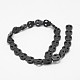 Нити синтетических бирюзовых бус черепа TURQ-I023-28x25mm-11-2
