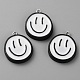 Подвески из непрозрачной смолы и эмали RESI-WH0036-20G-2