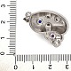 Латунные микро проложить кубического циркония подвески KK-K339-11P-02-3