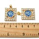 Настоящие кулоны из латуни KK-L209-006G-01-3