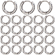 24 шт. серьги-кольца Huggie Hoop из нержавеющей стали 304 EJEW-SC0001-57-1