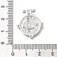 Латунные микро проложить кубического циркония подвески KK-H507-01P-3