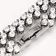 Латунные браслеты ZIRC-S058-46B-2