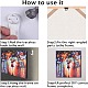 Рамка из сосновой древесины DIY-WH0158-34F-4