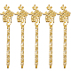 Закладки из сплава 10 шт. AJEW-SC0003-51G-1