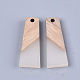 Подвески из смолы и дерева X-RESI-S358-59A-2