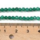 Натуральный зеленый бисер пряди оникс Агат G-C201-B02-3mm-5