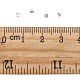 Зажимные бусины из латуни X-KK-R077-2mm-S-4