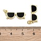 Латунь эмаль подвески KK-U060-27G-3