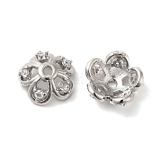 Латунные микро проложить кубического циркония Шапочки KK-E068-VF844-1