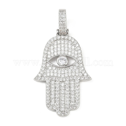 Латунные микро проложить кубического циркония подвески KK-R224-09P-1