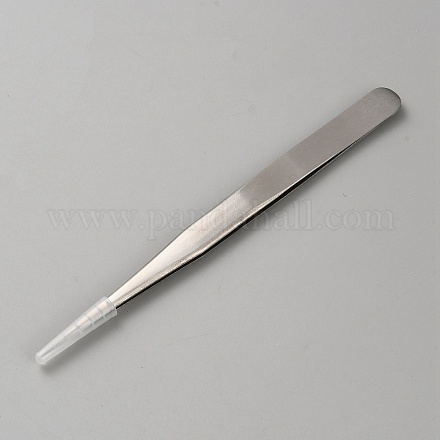 Некорневой пинцет из нержавеющей стали 201 с изогнутыми концами TOOL-WH20006-02D-1