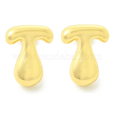 Серьги из латуни с покрытием стойки EJEW-S222-01G-T-1
