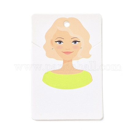 Бумажные карты дисплея серьги DIY-B061-04D-1