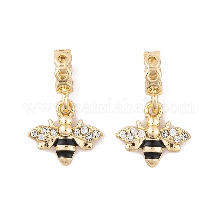 Подвеска из сплава с кристаллами и стразами в европейском стиле FIND-C055-26G-1