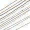 304 Stainless Steel Chain Necklaces, with Lobster Claw Clasps, Golden & Stainless Steel Color, 17.7  inch~20.4 inch(45~52cm), 1~3mm