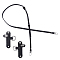 Leather Bag Straps, with Suspension Clasps, Platinum, 95.7x0.95x0.2cm