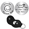 201 Stainless Steel Commemorative Coin, Pocket Hug Coin, Inspirational Quote Coin, Decision Maker, Flat Round, Stainless Steel Color, Palm, 30x2mm