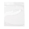 Polypropylene Zip Lock Bags, Top Seal, Resealable Bags, Self Seal Bag, Rectangle, Clear, 11x9cm, Unilateral Thickness: 2 Mil(0.065mm), Inner Measure: 10x9cm