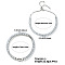 2Pcs 2 Style Cubic Zirconia Chain Bracelet Set, Adjustable Brass Slider Couple Bracelets, White,