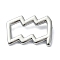 Rack Plating Brass Pendants, Long-Lasting Plated, Lead Free & Cadmium Free, 12 Constellations, Aquarius, 15x21x3.5mm, Hole: 1.2mm
