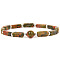 Natural Unakite Stretch Bracelet, 7-1/8 inch(18cm)