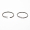 Non-Tarnish 304 Stainless Steel Open Jump Rings, Twist Ring, Stainless Steel Color, 19.5x1.1mm, Inner Diameter: 17.3mm