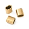Ion Plating(IP) 304 Stainless Steel Beads, Rectangle, Real 18K Gold Plated, 10x10x6.5mm, Hole: 7x4mm