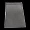 OPP Cellophane Bags, Rectangle, Clear, 24x22cm, Unilateral Thickness: 0.035mm, Inner Measure: 21x21cm