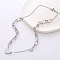 Stainless Steel Heart Pendant Necklaces for Women, Stainless Steel Color