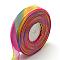 Organza Ribbon, Colorful, 1 inch(25mm), about 100yards/roll
