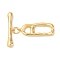 Brass Toggle Clasps, Cadmium Free & Nickel Free & Lead Free, Oval, Real 18K Gold Plated, 26x32.5x4mm, Hole: 3mm, oval: 26x10x2.5mm, Hole: 1.2mm, bar: 5.5x26x4mm, hole: 1.2mm