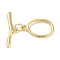 Brass Toggle Clasps, Cadmium Free & Nickel Free & Lead Free, Oval, Real 18K Gold Plated, Oval: 18x11x2mm, Hole: 1.6mm, Bar: 20.5x6x2mm, Hole: 1.6mm