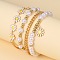 Bohemian Beach Daisy Bracelet Set 5-piece
