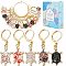 SUNNYCLUE 1 Box 20Pcs Stitch Marker Charms Locking Stitch Marker Metal Clip on Removable Lobster Clasps Leverback Stitch Markers for Knitting Weaving Sewing Needleworks Women DIY Crafts Gift Supplies