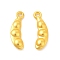 Rack Plating Alloy Pendants, Lead Free & Cadmium Free & Nickel Free, Pea Charm, Matte Gold Color, 20x6x3mm, Hole: 1.8mm