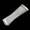 OPP Cellophane Bags, Rectangle, Clear, 37x8cm, Hole: 8mm, Unilateral Thickness: 0.035mm, Inner Measure: 31x8cm