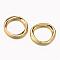 Alloy Linking Rings, Ring, Cadmium Free & Lead Free, Golden, 19x18x2.5mm, Hole: 13mm