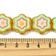 Стеклянные бусины GLAA-A040-01B-4