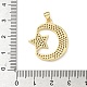 Латунные микро проложить кубического циркония подвески KK-L239-017G-3