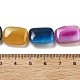 Натуральные полосатые агатовые бусы G-K392-B10-13x18mm-5