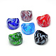 Ручной работы Lampwork палец кольца широкополосного RJEW-T002-01-B-3