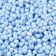 Непрозрачные цвета блестящие стеклянные бусины SEED-B001-01A-07-3