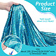 Двусторонняя ткань с блестками из ПВХ DIY-WH0430-543F-2