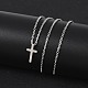 Не тускнеющие подвески из нержавеющей стали 304 NJEW-E141-42P-2