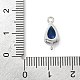 Шармы-соединители из латуни с паве из кубического циркония KK-Z120-31P-04-3