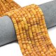 Бусины из натурального белого нефрита G-P575-B14-6x1mm-03-1