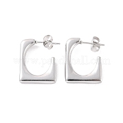 Серьги-гвоздики из нержавеющей стали 304 EJEW-P198-03P